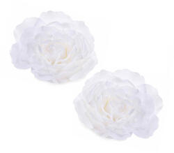 Decorer Set 2 Trandafiri artificiali albi suspendabili 42x25 cm (A56.40.04)