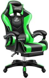 Likeregal Gamer Masszázs Szék Lábtartóval - RGB (holm6910)