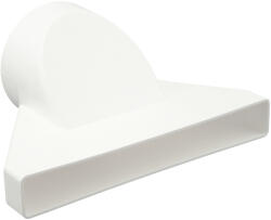 Dalap PVC szűkítő idom a kerek csővezeték átalakítására szögletes csővezetékre Ø 100 mm / 308x29 mm (30051)