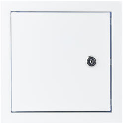 Dalap Zárható fém szervízajtó 400x400 mm, fehér (3146)