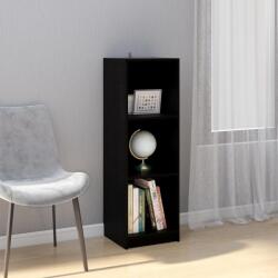 vidaXL Bibliotecă/Separator cameră negru, 36x33x110 cm, lemn masiv pin (809940) Biblioteca
