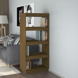 vidaXL Bibliotecă/Separator cameră, maro miere, 60x35x135 cm lemn pin (810872) Biblioteca