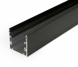 Phil53 falon kivüli fekete LED profil Topmet (SL 63530002)