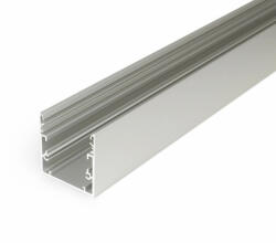 Phil53 falon kivüli eloxált LED profil Topmet (SL 63530020)