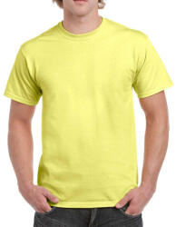Gildan Csomag akciós póló (minimum 3 db) Uniszex póló Rövid ujjú Gildan Ultra Cotton Adult T-Shirt - M, Cornsilk (világossárga)