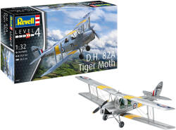 Revell D. H. 82A Tiger Moth 1: 32 makett repülő (03827) (03827)