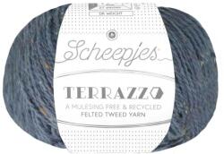 Scheepjes Terrazzo 732 Acciaio - acélkék gyapjú fonal