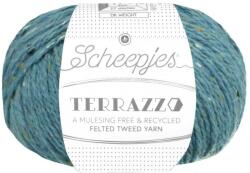 Scheepjes Terrazzo 735 Fontana - élénk kék gyapjú fonal