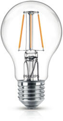 Philips Bec LED Philips Classic LEDbulb 4.3-40W E27 827 A60 clar FIL 470lm 2700K CRI80 (8718696808672)
