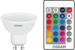 OSRAM Spot Osram LED STAR+ PAR16 RGBW GU10 25 4, 5W cu telecomandă 120° 82 230lm (4058075445970)
