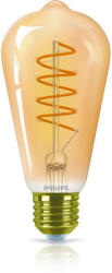 Philips Bec LED Philips Classic LEDbulb 5.5-25W ST64 E27 820 auriu Vintage 250lm 2000K CRI80 (8718699686567)