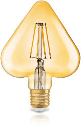 OSRAM Bec LED Osram LED VINTAGE 1906 CL HEART GOLD40 non-dim 4.5W 825 E27 2500K 470lm (4058075092099)