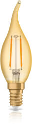 OSRAM Bec LED Osram LED VINTAGE 1906 CLBA auriu22 non-dim 2.5W 824 E14 220lm 2500K CRI80 (4058075293236)