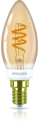 Philips Bec LED Philips Classic LEDcandle 3.5-15W E14 820 B35 auriu Vintage DIM 136lm 2000K CRI80 (8718699686604)