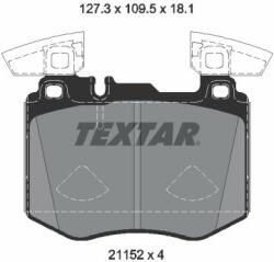 TEXTAR set placute frana, frana disc TEXTAR Q+ 2115201 (2115201)