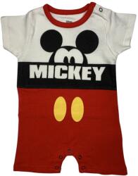 EPlus Șalopetă pantaloni scurți de vară pentru copii - Mickey Mouse alb Mărimea - Cei mici: 3 luni