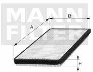 Mann-filter Filtru, aer habitaclu MANN-FILTER CU 49 002 (CU 49 002)