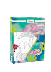 Art Sensations Set pictura pe numere 30 x 21 cm cu flamingo