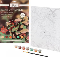 Art Sensations Set pictura pe numere 33, 5 x 23, 8 cm cu dinozaur