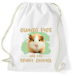 printfashion Guinea pigs are my spirit animal - Sportzsák, Tornazsák - Fehér (7092462)