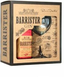 Barrister Russian Gin 43% 0,7 l - pohárral, díszdobozban