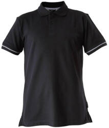 LAHTI PRO Tricou Bumbac Cu Guler Si Nasturi / Negru - 2xl (l4030305) - 24mag