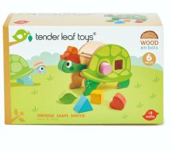 Tender Leaf Broasca testoasa didactica din lemn, Tender Leaf Toys, 6 piese