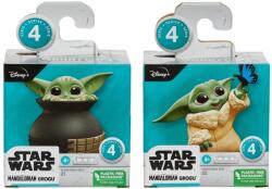 Star Wars Set 2 figurine Baby Yoda, Star Wars, Mandalorian Grogu, Bounty Collection F5858 F5859