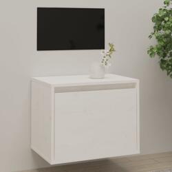 vidaXL Dulap de perete, alb, 45x30x35 cm, lemn masiv de pin (813437) Raft