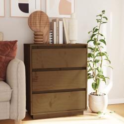 vidaXL Servantă, maro miere, 60x34x75 cm, lemn masiv de pin (813363) Comoda