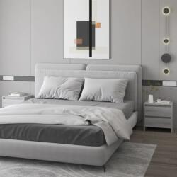 vidaXL Noptiere, 2 buc. , stejar sonoma gri, 45x34, 5x44, 5 cm, PAL (813041)