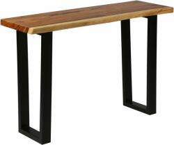 vidaXL Masă consolă, lemn masiv de suar, 110 x 35 x 75 cm (245504)