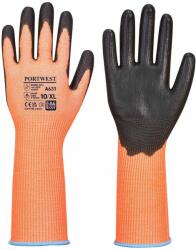 Portwest A631 Vis-Tex cut védőkesztyű, hosszított (narancs/fekete, XXL) (A631O8RXXL)