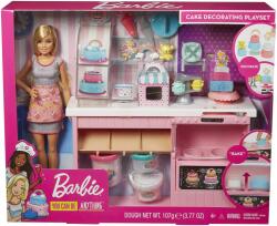 Mattel You Can Be Anything GFP59 - Papusa Barbie set de joaca Cofetar (GFP59) Papusa Barbie
