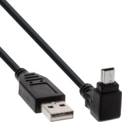InLine Cablu USB 2.0 la mini USB unghi sus 5m Negru, InLine IL34150 (IL34150)