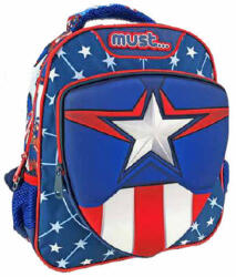 Luna Amerika kapitány 3D mintás ovis hátizsák 27x10x31cm (000500986)