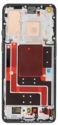 1001100053 Gyári OnePlus 9 fekete LCD kijelző érintővel kerettel előlap (1001100053)