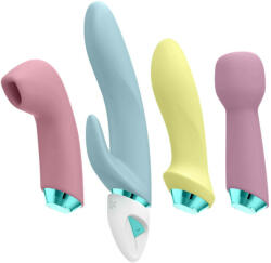 Satisfyer Fabulous Four - akkus vibrátor készlet (4 részes)