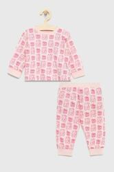 Guess gyerek pizsama rózsaszín, nyomott mintás - rózsaszín 122 - answear - 14 990 Ft
