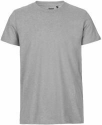 Neutral Férfi póló Fit organikus Fairtrade biopamutból - Sportos szürke | 2XL (NE-O61001-1000133187)