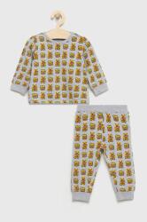 Guess gyerek pizsama szürke, nyomott mintás - szürke 68-76