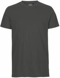 Neutral Férfi póló Fit organikus Fairtrade biopamutból - Szénfekete | 2XL (NE-O61001-1000278370)