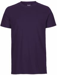 Neutral Férfi póló Fit organikus Fairtrade biopamutból - Lila | 2XL (NE-O61001-1000211838)