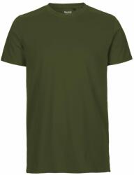 Neutral Férfi póló Fit organikus Fairtrade biopamutból - Military | 3XL (NE-O61001-1000133140)