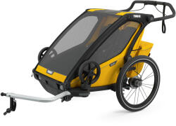 Thule Chariot Sport 2 10201024 Multifunkciós gyermekszállító, fekete/sárga (10201024)