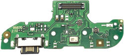 Motorola One Macro - Conector de Încărcare + Microfon Placă PCB