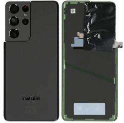Samsung Galaxy S21 Ultra G998B - Carcasă Baterie (Phantom Black) - GH82-24499A Genuine Service Pack, Phantom Black