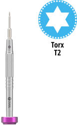 2UUL - Şurubelniţă premium din Oţel de vanadiu - Torx T2