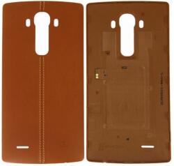 LG G4 H815 - Carcasă Baterie din piele + NFC (Leather Brown), Brown