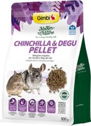 Gimbi Mother Nature Chinchilla & Degu Pellet - állateledel csincsillák és deguk számára 500 g Lejárat: 2025.04. 30